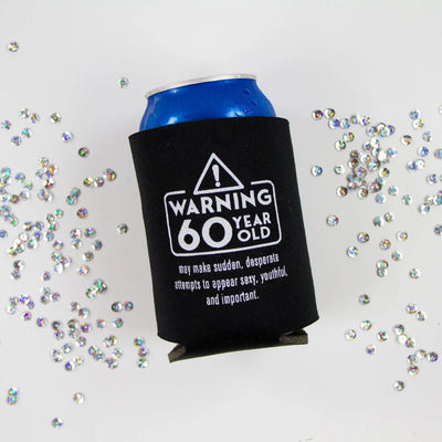 60th Birthday Can Cooler - Forever Wedding Favors