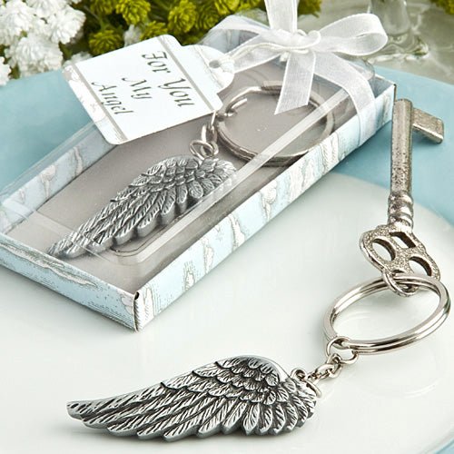 Angel Wing Key Chain Favors - Forever Wedding Favors