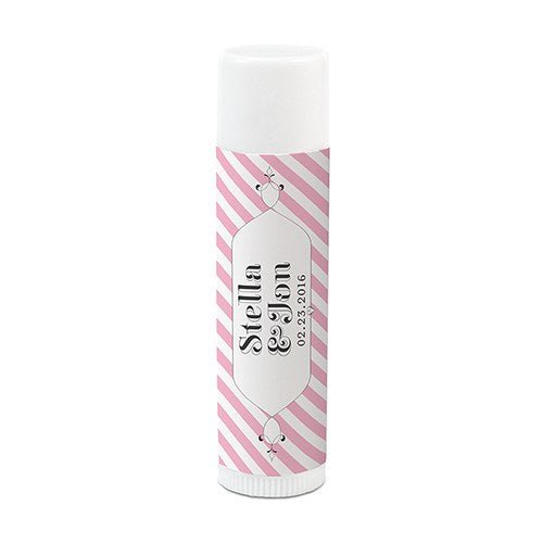 Candy Stripe Lip Balm Favor - Forever Wedding Favors