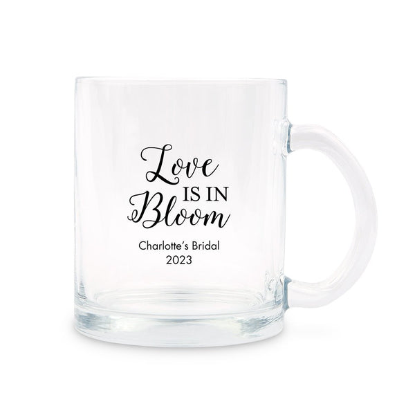 Personalized Glass Mug, Clear Mug, Large Coffee Mug Custom, Cappuccino Mug,  Soup Mug With Handle, Gift for Coffee Lovers, Mug Gift for Her 