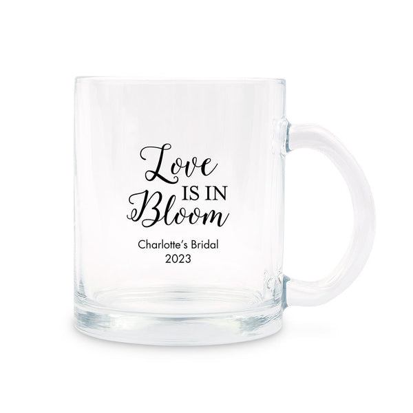 Engraved Morning Fix Clear Coffee Mug