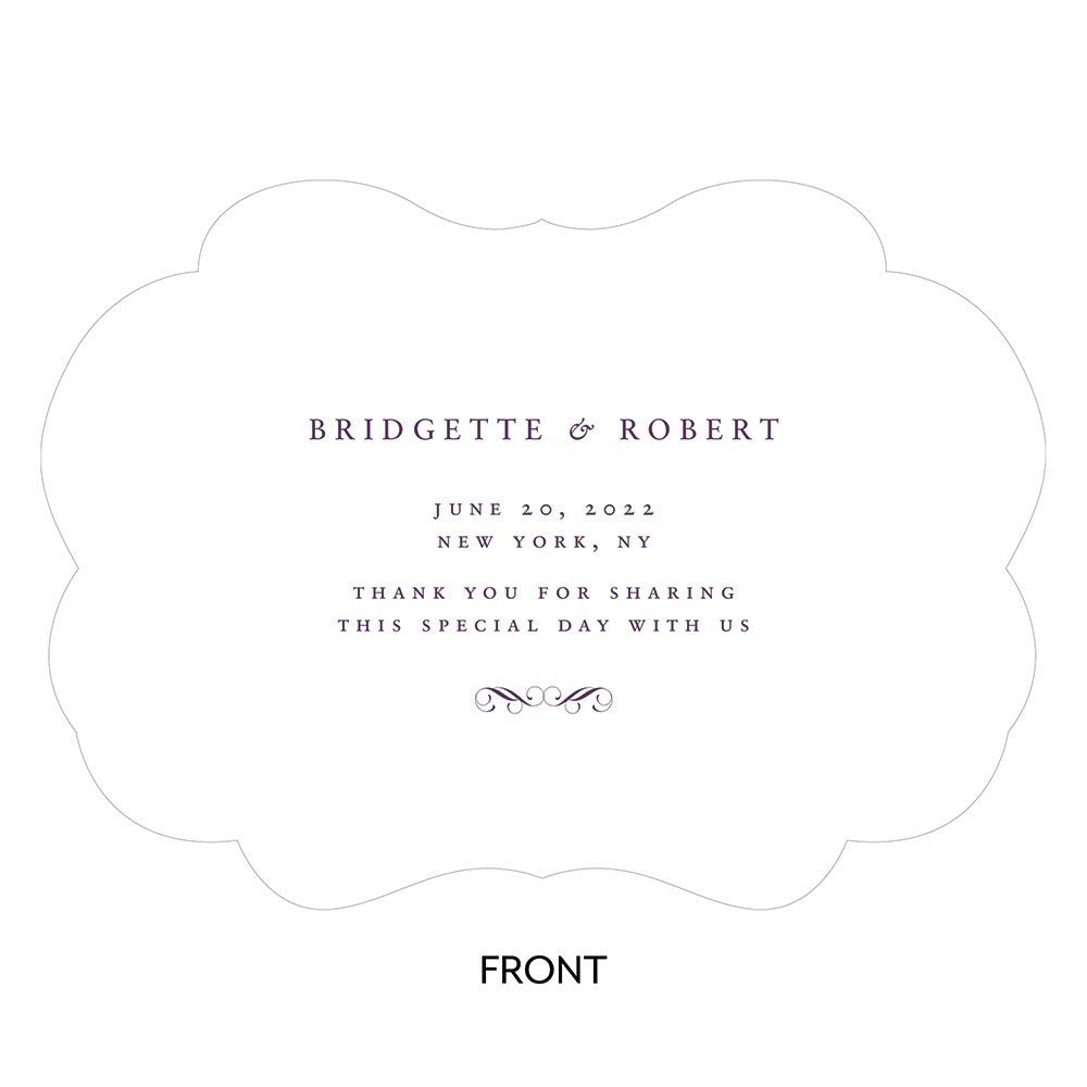 Expressions Personalized Hand Fan - Forever Wedding Favors