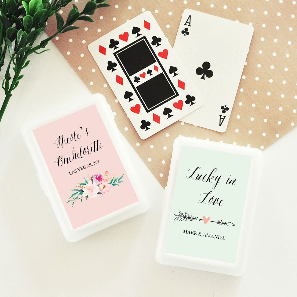 Floral Garden Playing Cards - Forever Wedding Favors