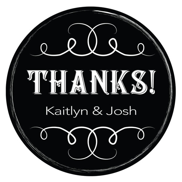 Personalized Gold Tin Candle Chalkboard Forever Wedding Favors