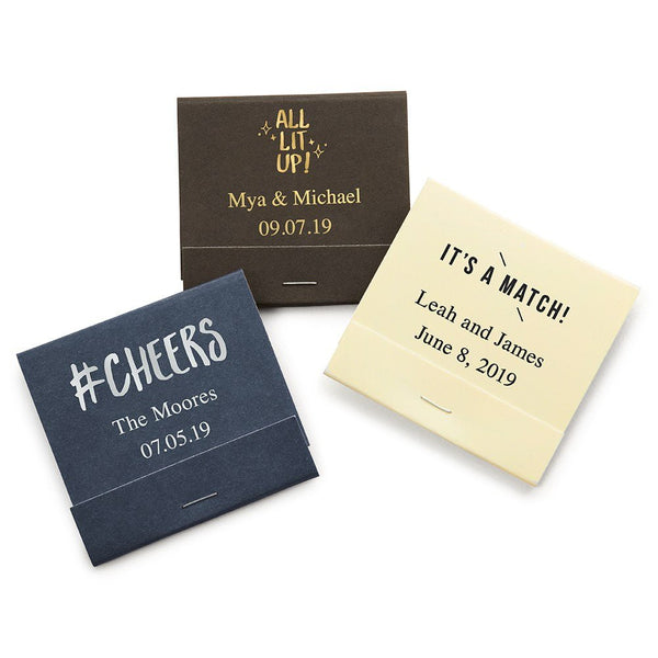 Personalized Matchbook Forever Wedding Favors