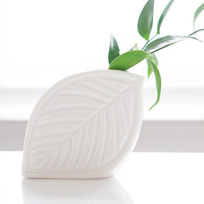 Porcelain Leaf Vase - Forever Wedding Favors