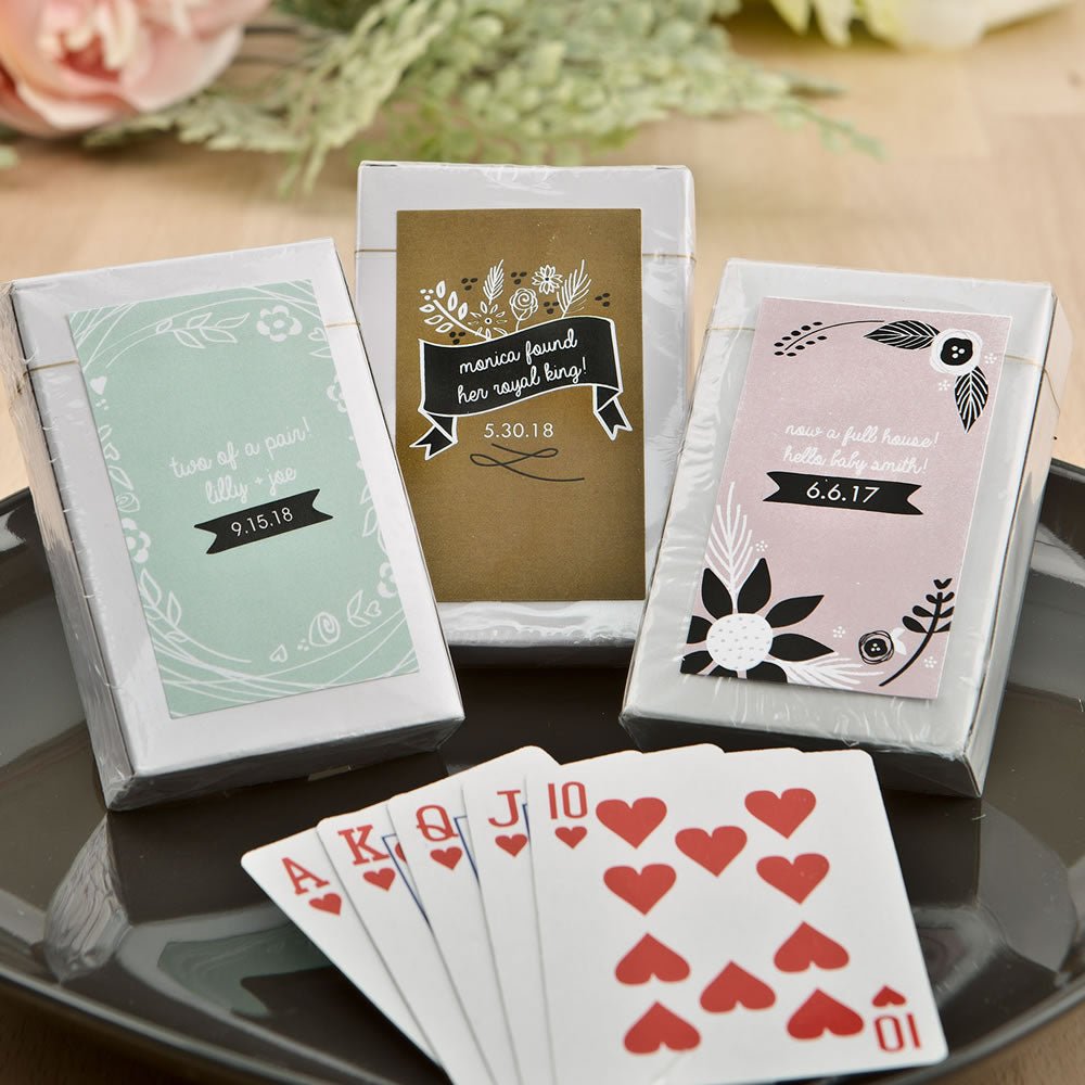 Vintage Playing Card Favors - Forever Wedding Favors