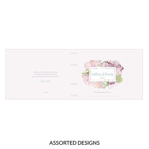Watercolor Florals Notepad - Forever Wedding Favors