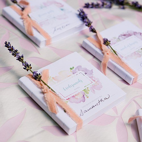 Watercolor Florals Notepad - Forever Wedding Favors
