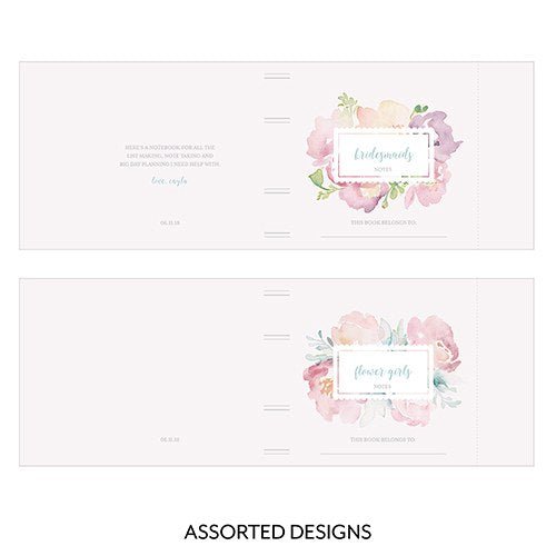 Watercolor Florals Notepad - Forever Wedding Favors