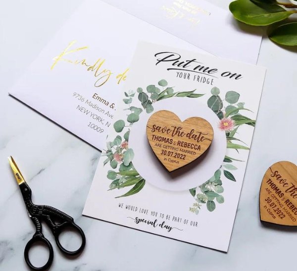 17 Unforgettable Save-the-Date Magnets You Don't Want to Miss - Forever Wedding Favors