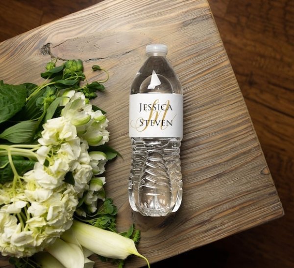 17 Unique Wedding Water Bottle Labels to Elevate Your Decor - Forever Wedding Favors