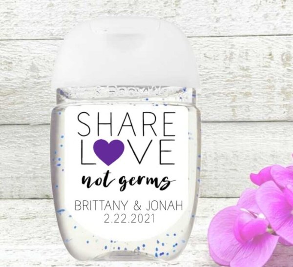25 Hand Sanitizer Wedding Favors for a Clean and Healthy Celebration - Forever Wedding Favors