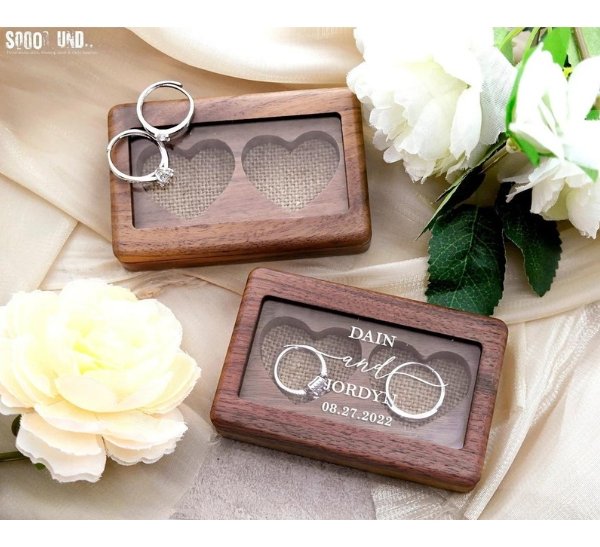 28 Wedding Ring Box Ideas For Your Big Day - Forever Wedding Favors