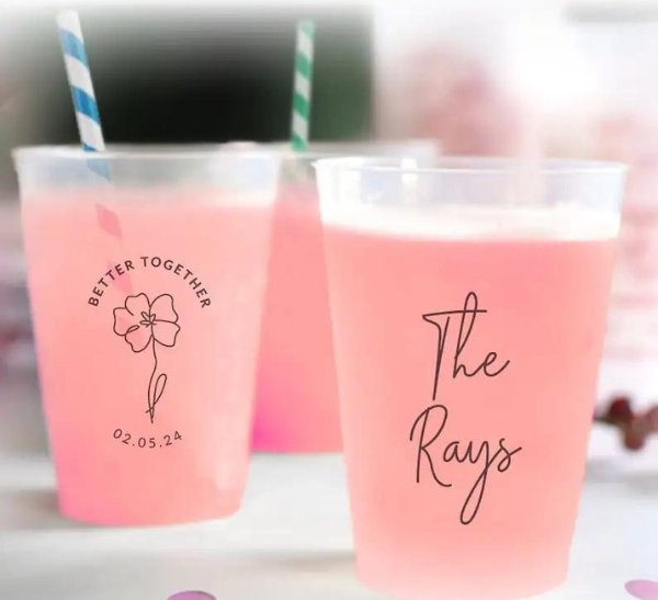 Cups of Love: 17 Personalized Wedding Cups to Celebrate Your Union - Forever Wedding Favors