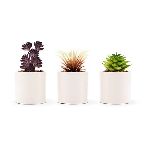 small artificial succulent plants in pots Small Faux Succulent Plants