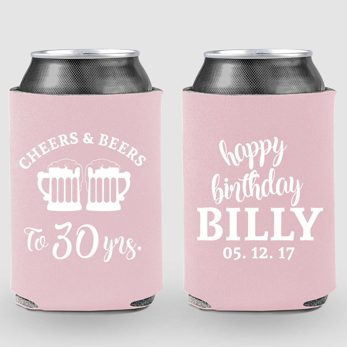 Cheers & Beers Personalized Can Coolie