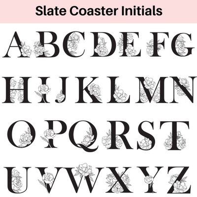 Personalized Slate Coaster Favor