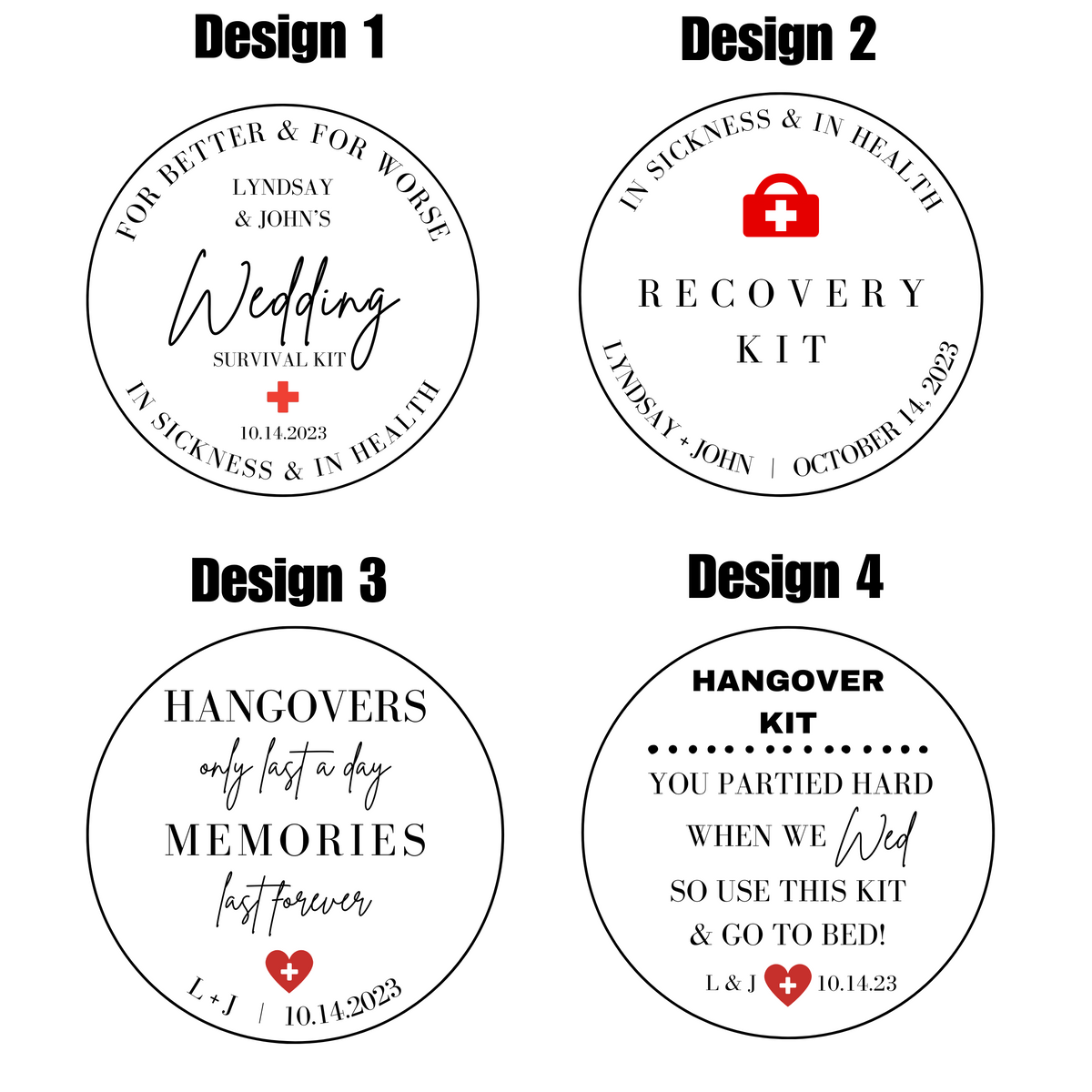 Recover & Revive Label