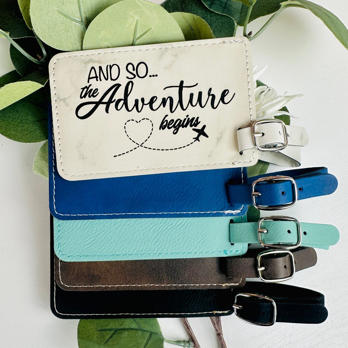 Adventurous Love Luggage Tag - Forever Wedding Favors