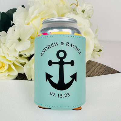 Anchored In Love Koozie - Forever Wedding Favors