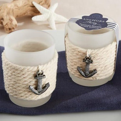 Anchors Away Tealight Holder - Forever Wedding Favors