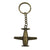 Antique Brass Vintage Airplane Key Chain - Forever Wedding Favors