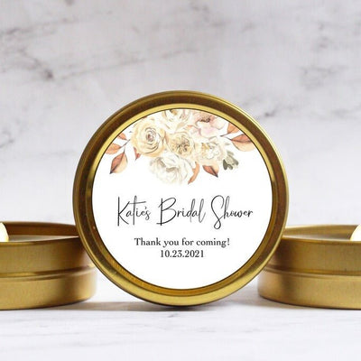 Autumn Bridal Bliss Candle - Forever Wedding Favors