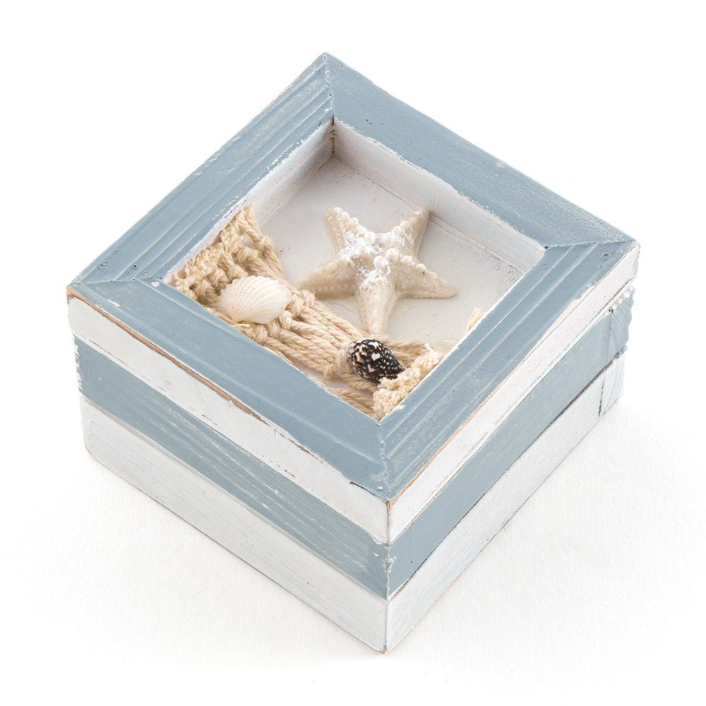 Beach Theme Wooden Trinket Boxes - Forever Wedding Favors
