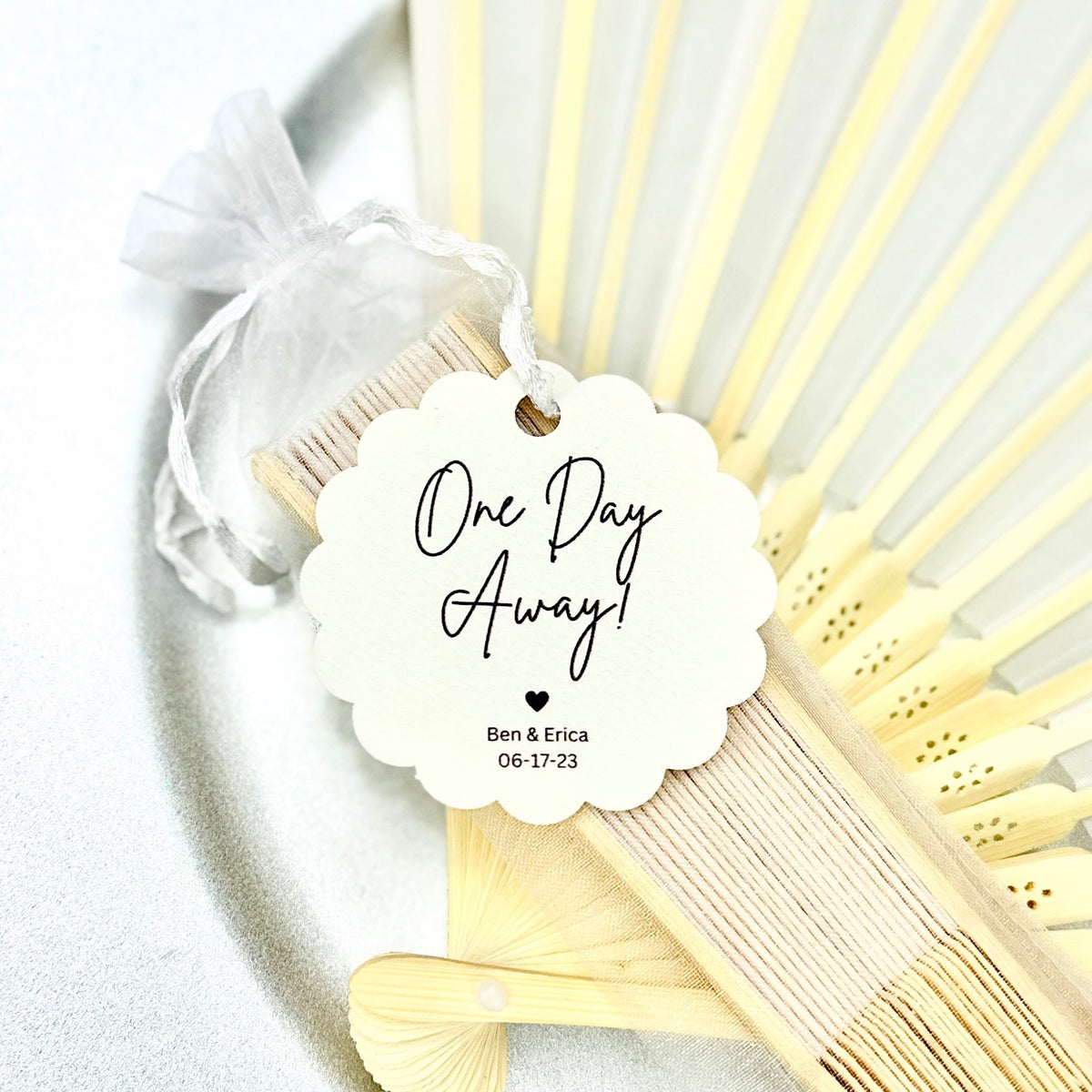 Before The Big Day Hand Fan - Forever Wedding Favors