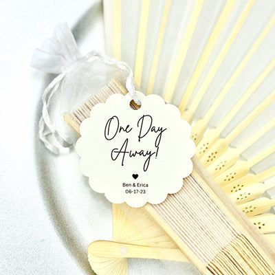 Before The Big Day Hand Fan - Forever Wedding Favors