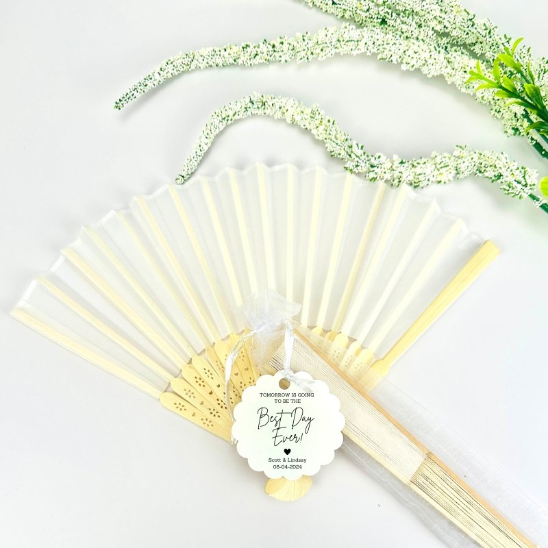 Best Day Ever Hand Fan - Forever Wedding Favors