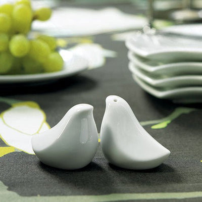 Birds of a Feather Salt and Pepper Shakers - Forever Wedding Favors