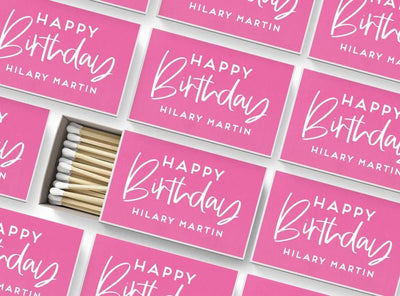 Blissful Birthday Matches - Forever Wedding Favors