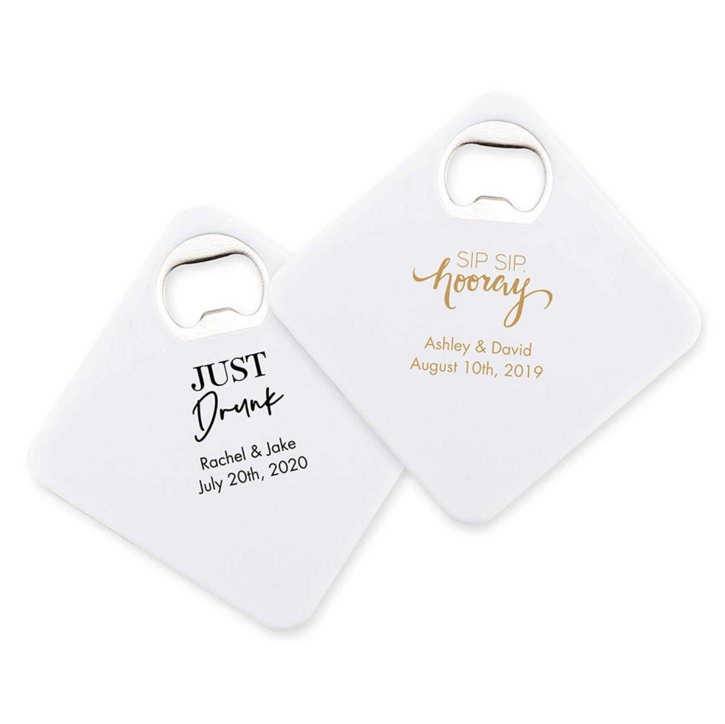 Bottle Opener Coasters - Forever Wedding Favors