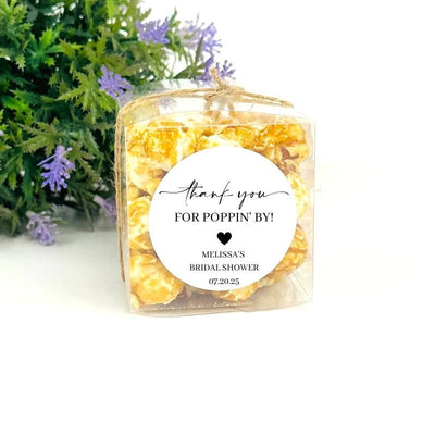 Bridal Popcorn Treat Label - Forever Wedding Favors