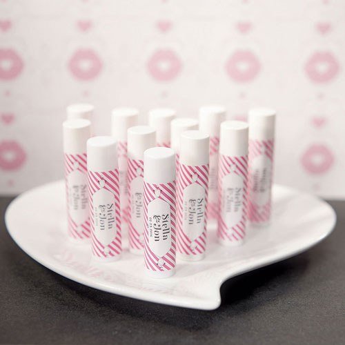 Candy Stripe Lip Balm Favor - Forever Wedding Favors