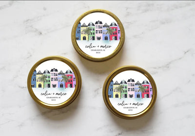 Charleston Charm Candle Favor - Forever Wedding Favors