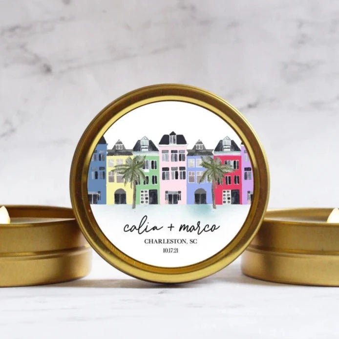 Charleston Charm Candle Favor - Forever Wedding Favors
