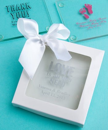 Cherished Celebration Coasters - Forever Wedding Favors