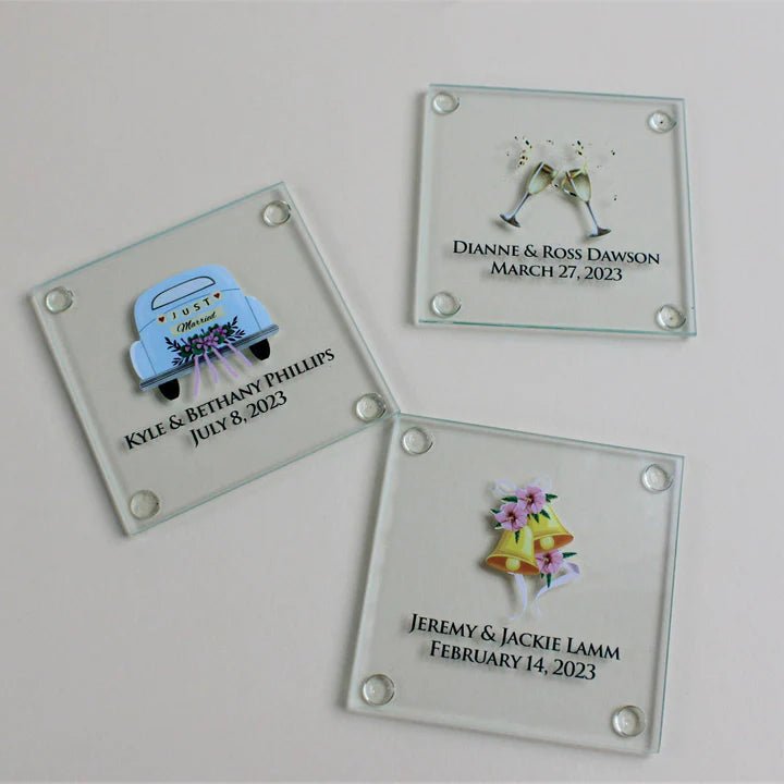 Cherished Celebration Coasters - Forever Wedding Favors