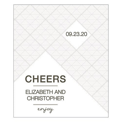 City Style Small Rectangular Label - Forever Wedding Favors