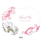 Classic Orchid Personalized Hand Fan - Forever Wedding Favors
