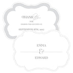 Classic Script Personalized Hand Fan - Forever Wedding Favors