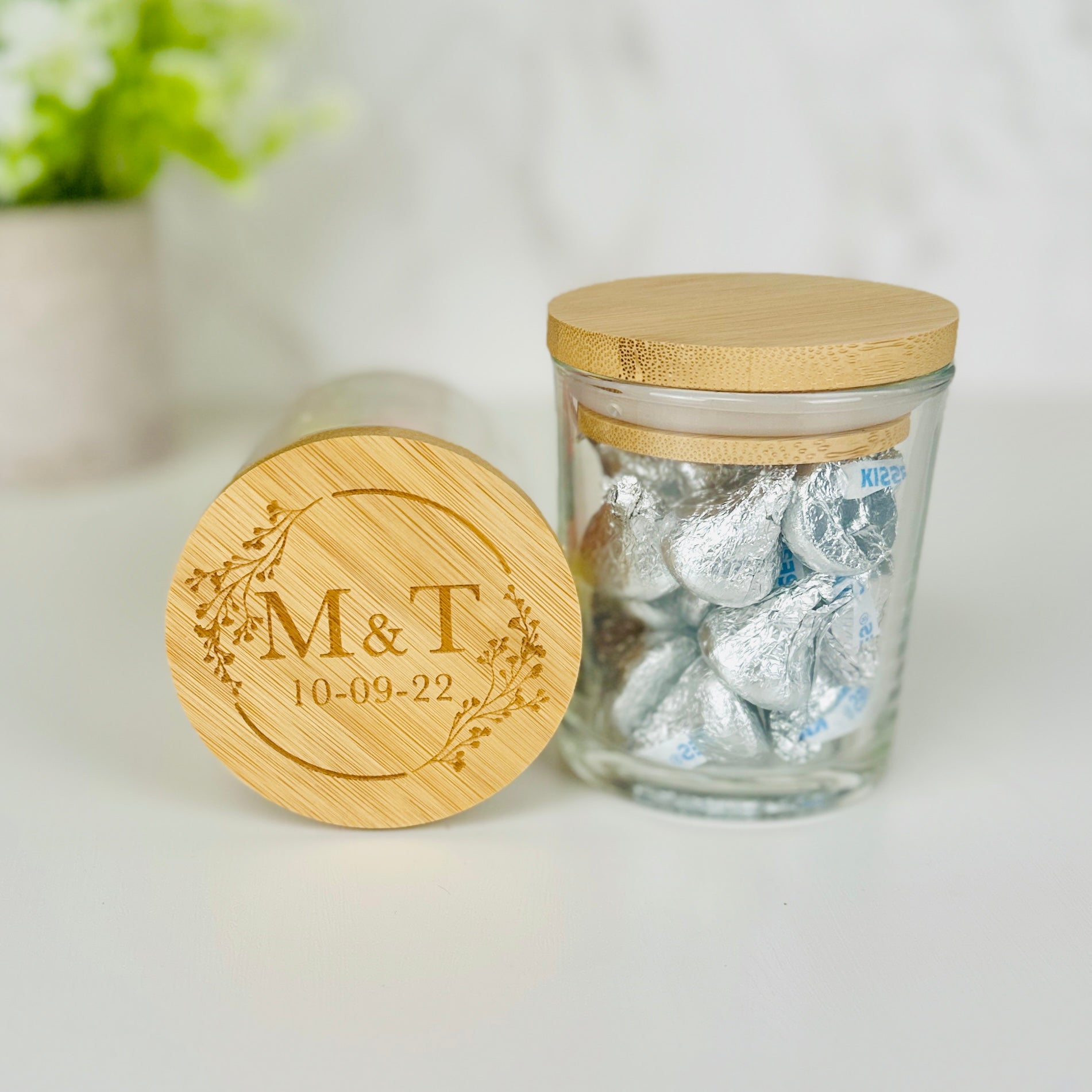 Personalized Mini Mason Jar Shot Glass Wedding Favor - Forever Wedding  Favors