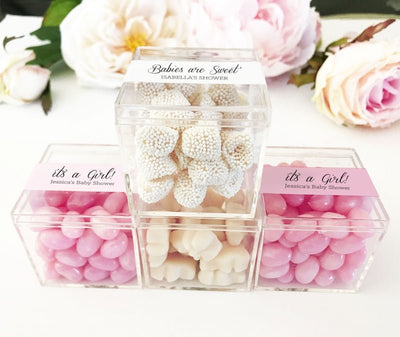 Clear Acrylic Favor Boxes - Forever Wedding Favors