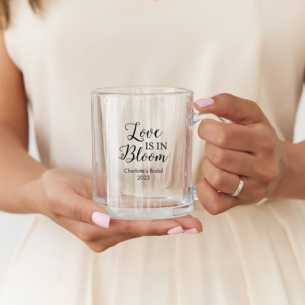 CUSTOM TEXT AVAILABLE Aesthetic Glass Mug 