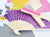 Colorful In Love Silk Hand Fans - Forever Wedding Favors