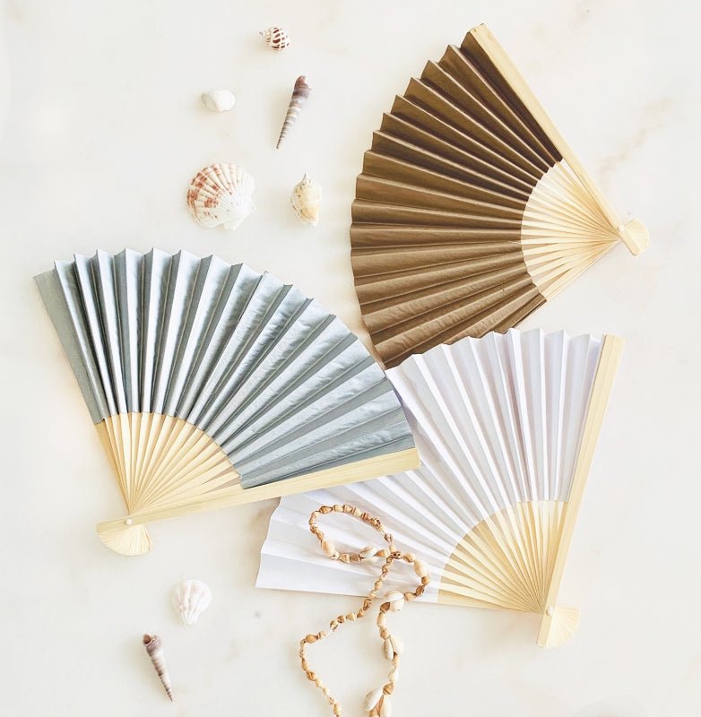 Paper folding hotsell fans wedding