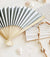Colorful Romance Paper Hand Fans - Forever Wedding Favors